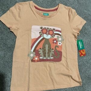 Peach top with tiger size 10 365Kids - Bundles & Offers Welcome